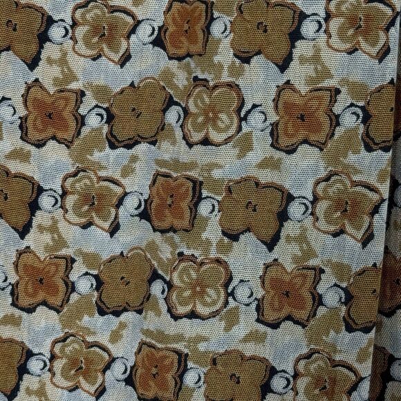 Marsha Brander for Componix Pants Women 8 Brown Geometric Palazzo Pants Neutral - Picture 5 of 8